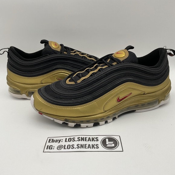 Size 11.5 - Nike Air Max 97 QS B-Sides Metallic‎ Gold (AT5458-002) - Picture 1 of 7